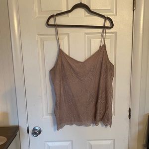 Lavender lace camisole